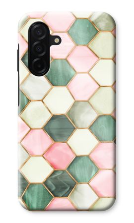 Hexagons in stained glass