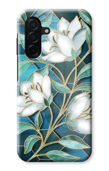 Fiori di vetro colorato blu