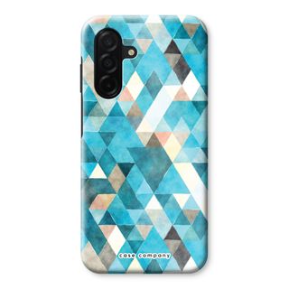 Coloured triangles blue