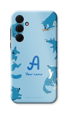 Playful Dogs Monogram