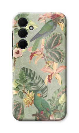 Tropical jungle parrot