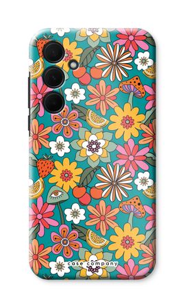 Retro Flowers N°2 - Blue