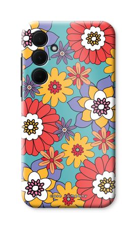 Retro Flowers - Blue