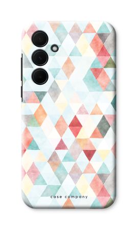 Coloured triangles pastel