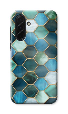 Hexagons in stained glass