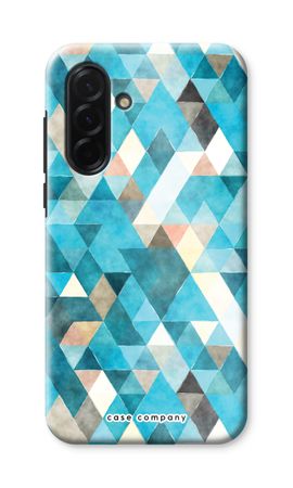 Coloured triangles blue