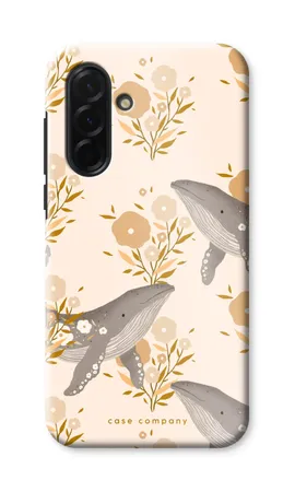 Floral Whales, Custodia rigida Samsung Galaxy A36