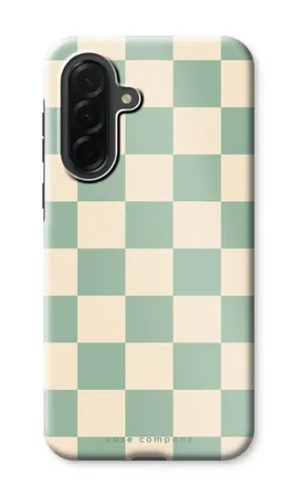 Checkered Mint, Samsung Galaxy A37 robuste Hülle