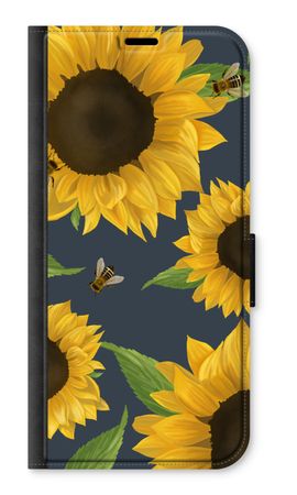 Sunflower and bees