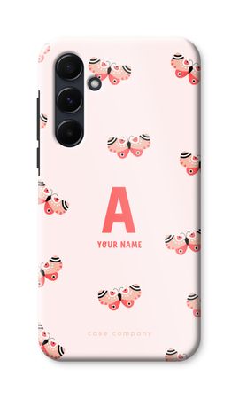 Rosy Butterflies Monogram