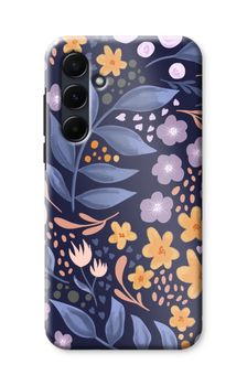 Flowers with blue leaves