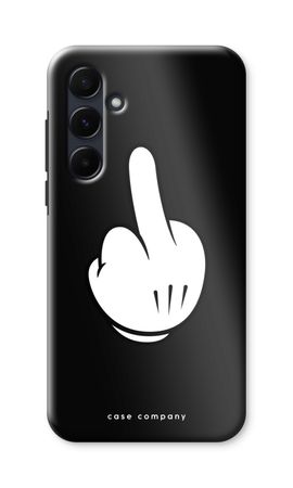 Mittelfinger schwarz