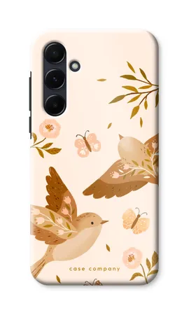 Fluttering Pair, Coque renforcée Samsung Galaxy A55