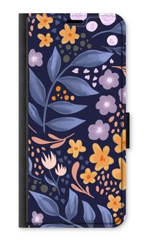 Flowers with blue leaves