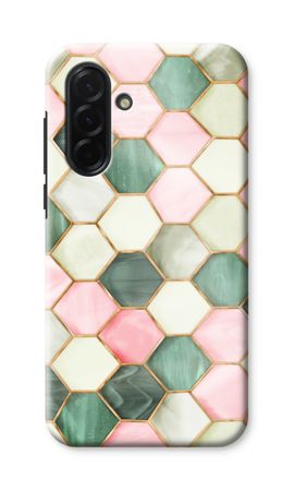 Hexagons in stained glass