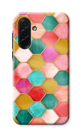 Hexagons in stained glass