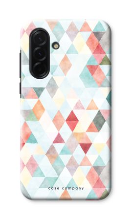 Coloured triangles pastel