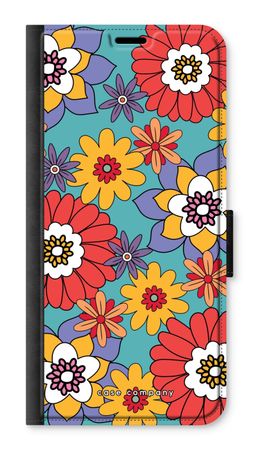 Retro Flowers - Blue