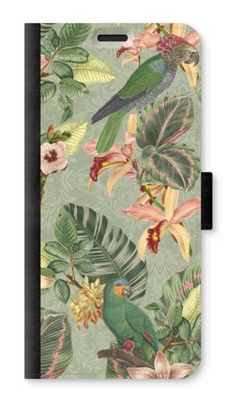 Tropical jungle parrot