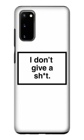 Don't give a shit