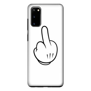 Middle finger white