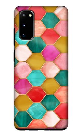 Hexagons in stained glass