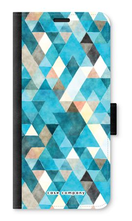 Coloured triangles blue