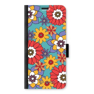 Retro Flowers - Blue