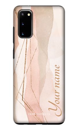 Gold Lines Namecase - Blush