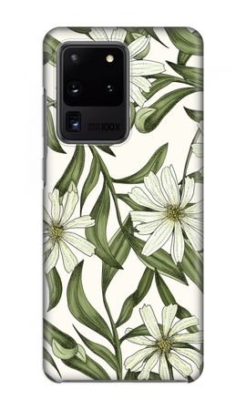 White flower pattern