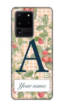 Monogram Strawberries