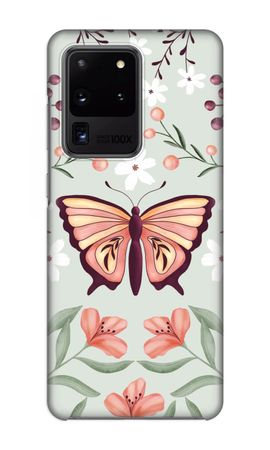 Butterfly in a floral world
