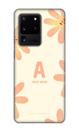 Peach Blossom Monogram