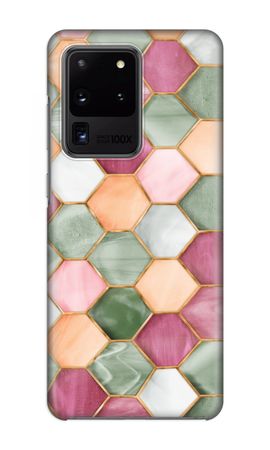 Hexagons in stained glass