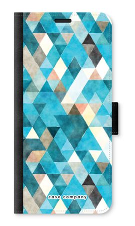 Coloured triangles blue