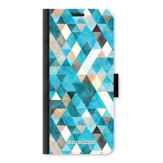 Coloured triangles blue