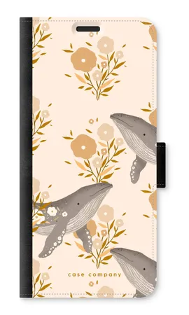 Floral Whales, Coque portefeuille Samsung Galaxy S20 Ultra