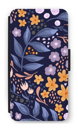 Flowers with blue leaves