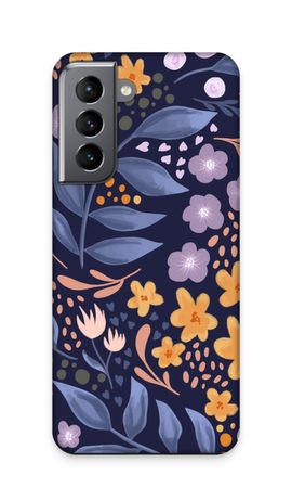 Flowers with blue leaves