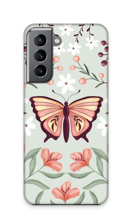 Butterfly in a floral world