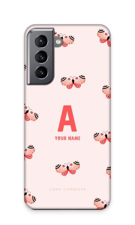 Rosy Butterflies Monogram