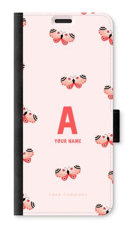 Rosy Butterflies Monogram