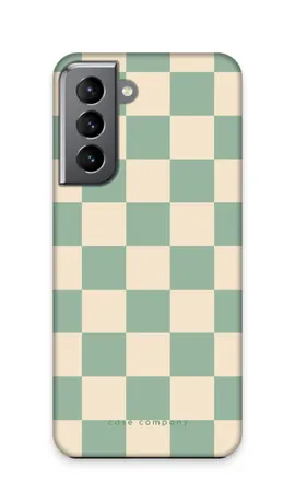Checkered Mint, Samsung Galaxy S21 robuste Hülle