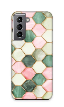 Hexagons in stained glass