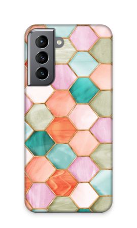 Hexagons in stained glass