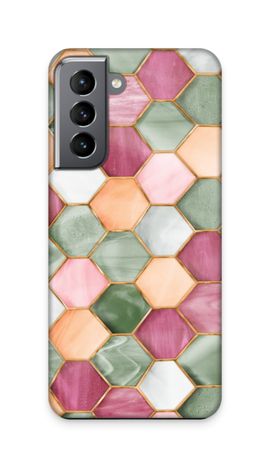 Hexagons in stained glass