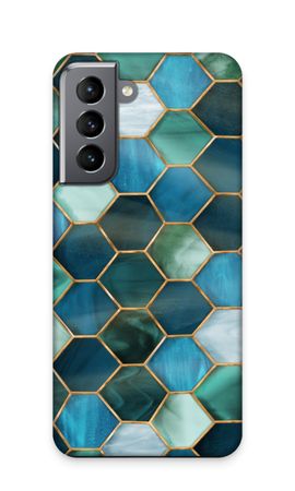 Hexagons in stained glass