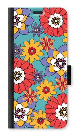 Retro Flowers - Blue