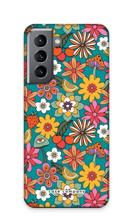 Retro Flowers N°2 - Blue