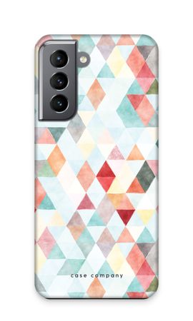 Coloured triangles pastel